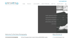 Desktop Screenshot of petshots.com.au